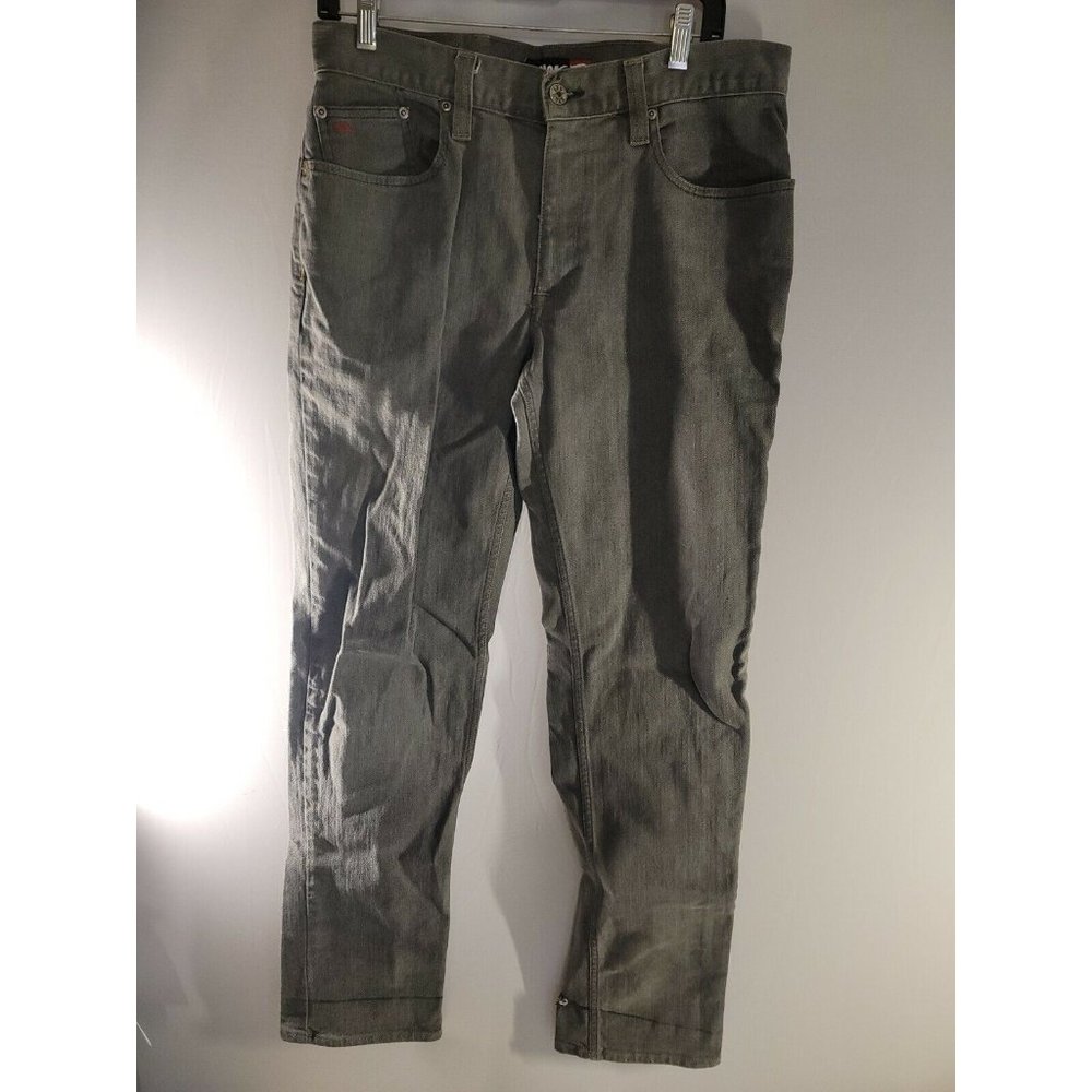 Tony Hawk Gray Skinny Leg Distressed Denim Jeans Sz 34x33 Real Size